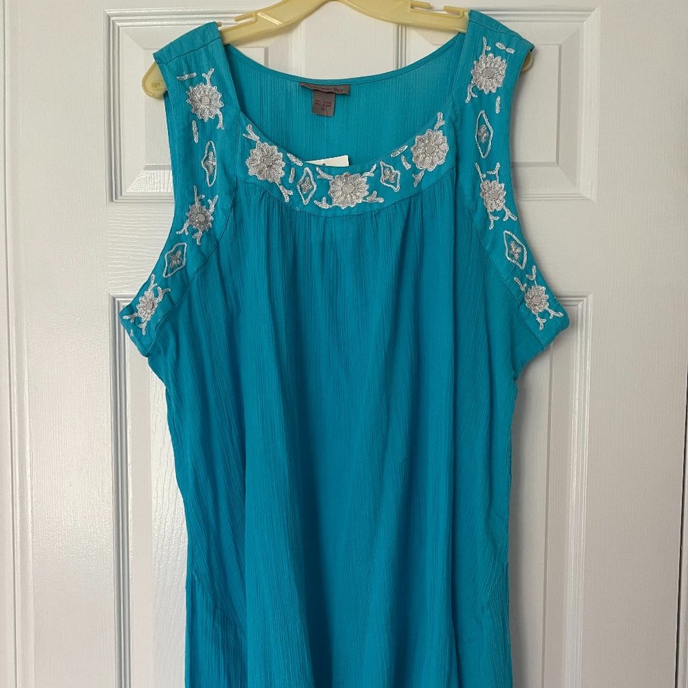 Peppermint Bay Swim Coverup Size 3X